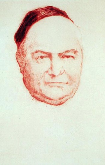 Portrait of Charles Augustin Sainte-Beuve (1804-69) from Armand Rassenfosse