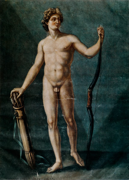 Apollo, the ideal anatomy from Arnauld Eloi Gautier D'Agoty