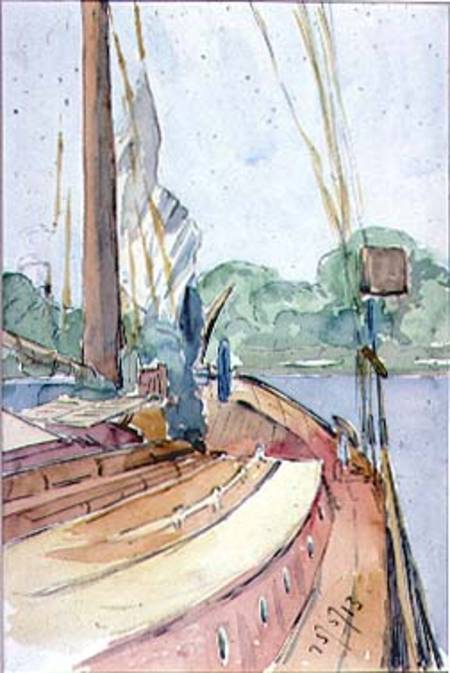 The Deck of a Dutch Yacht from Arnold Bennett