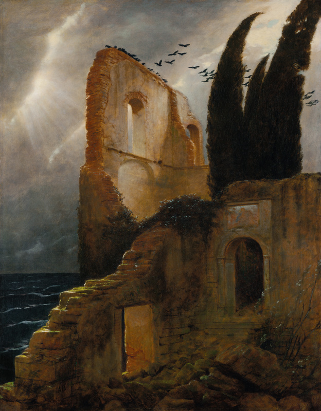 Ruin by the Sea from Arnold Böcklin