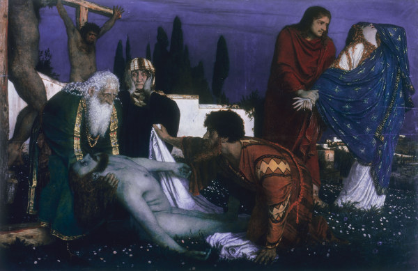 Lamentation of Christ from Arnold Böcklin