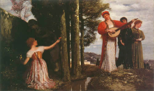 It the Au (memory) of San Domenico laughs Sieh from Arnold Böcklin