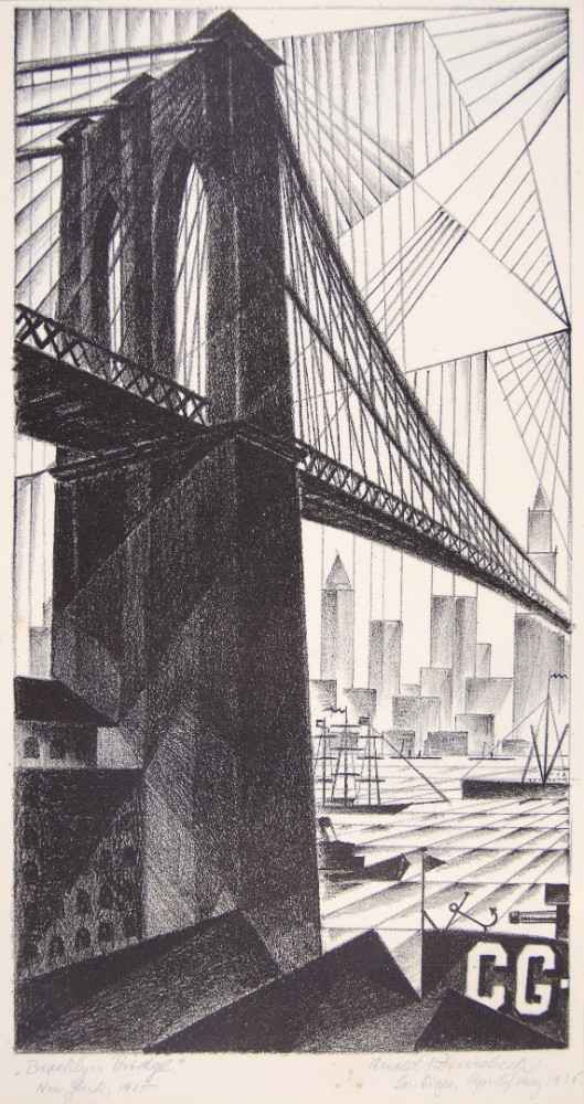 Brooklyn Bridge from Arnold Ronnebeck