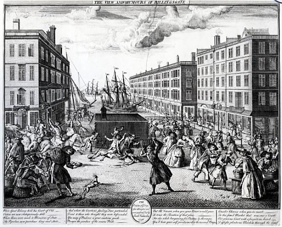 The View and Humours of Billingsgate from Arnold van Haecken