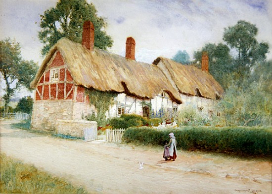 Ann Hathaway''s Cottage from Arthur Claude Strachan