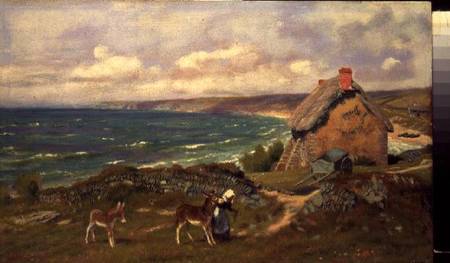 A West Country Coastal Scene from Arthur Foord Hughes