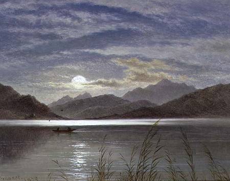 Lake Scene by Moonlight from Arthur Gilbert