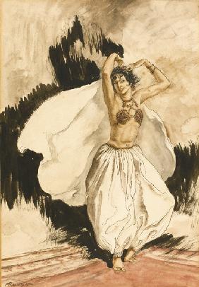 Anitra's Dance. Illustration for Peer Gynt by Henrik Ibsen