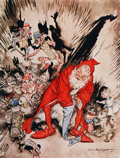 Christmas illustrations, from ''The Night Before Christmas'' by Clement C. Moore from Arthur Rackham