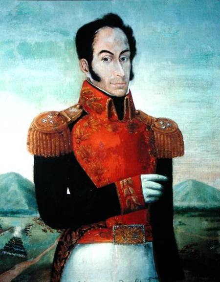 Simon Bolivar (1783-1830) from Arturo Michelena