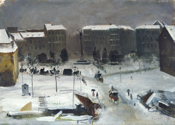 The Belle-Alliance Square in Berlin from Ascan Lutteroth