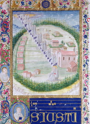 The Dream of St. Romauld (c.951-1027) c.1502 (vellum) from Attavante di Gabriello di Vanti di Bartolo