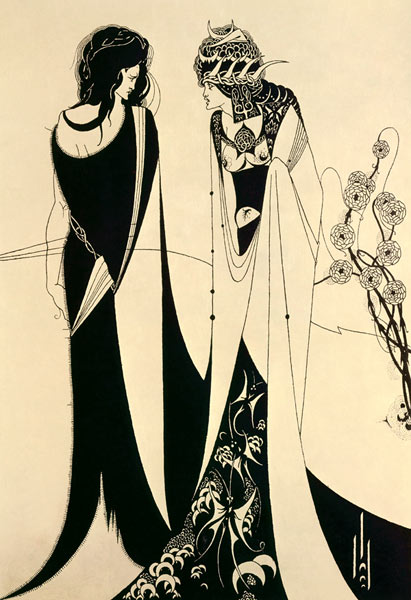 Herodias and Salomé. from Aubrey Vincent Beardsley