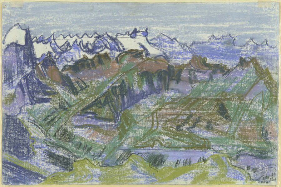 Mountainscape from August Babberger