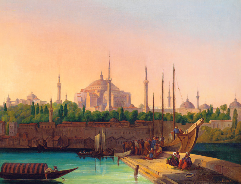 Hagia Sophia, Istanbul. from August Finke