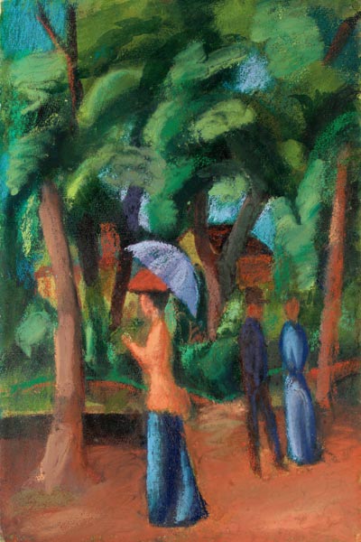 Spaziergang im Park from August Macke
