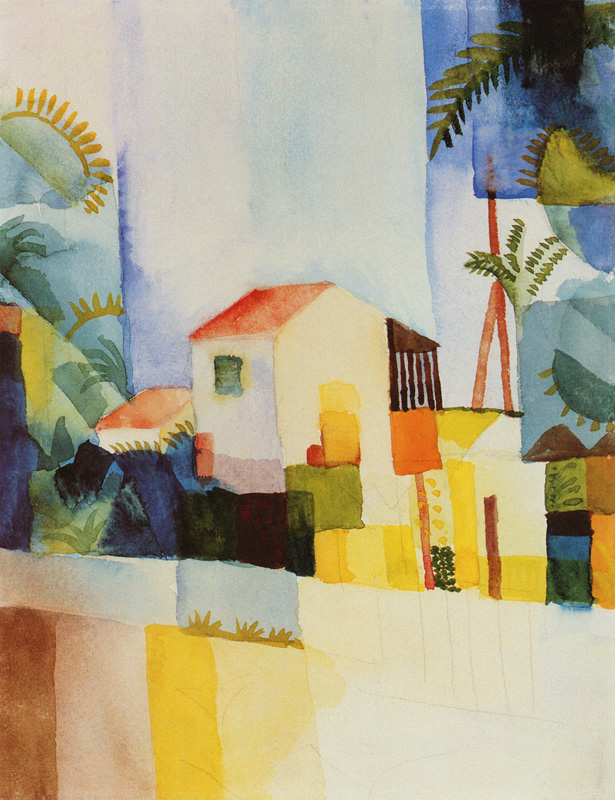 The Bright House from August Macke