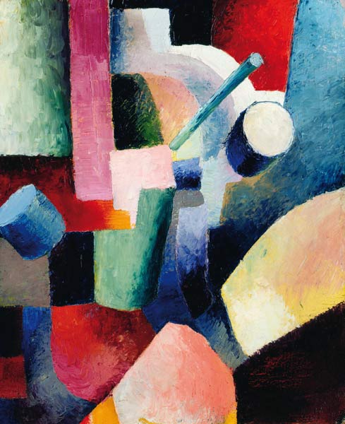 Colored Composition of Forms from August Macke