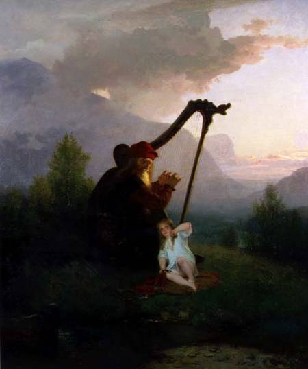 King Heimer and Aslog from August Malmström