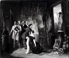 Interior of the Studio of Alfred Bruyas (1821-77) in Montpellier