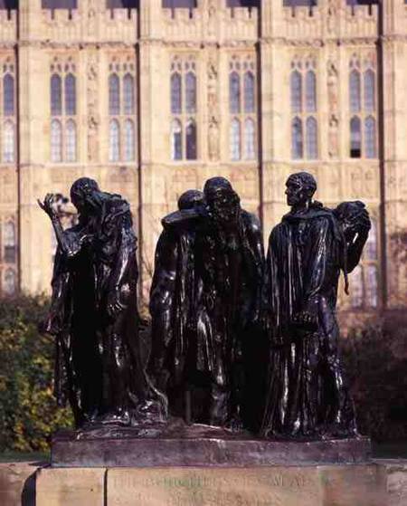The Burghers of Calais  (photo) from Auguste Rodin