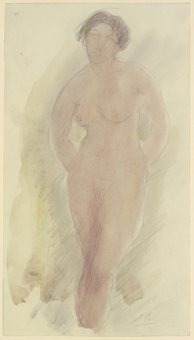 Stehender Frauenakt, Vorderansicht from Auguste Rodin