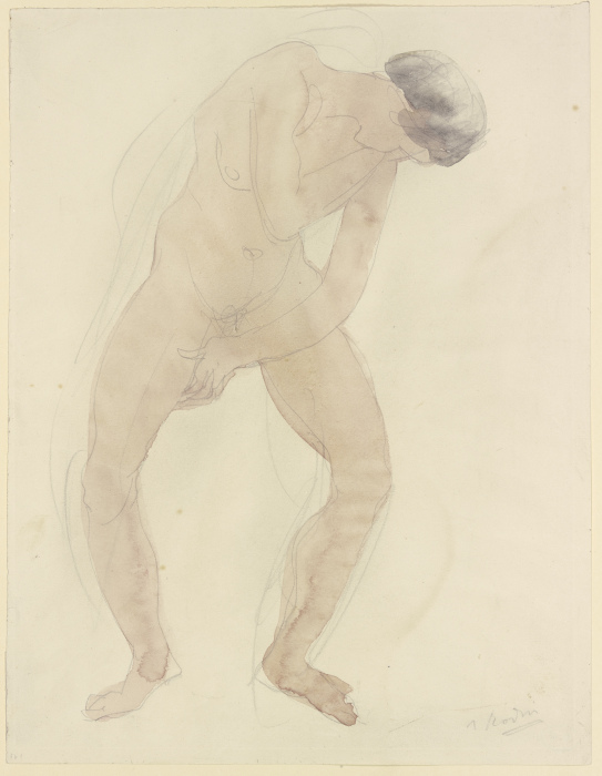 Stehender weiblicher Akt from Auguste Rodin