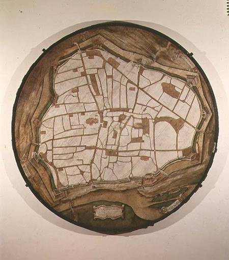 Circular Map of Vienna from Augustin Hirschvogel
