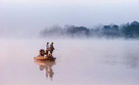 Fishing on Foggy Lake