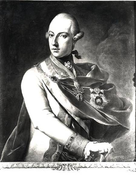 Portrait of Joseph II (1741-90) of Habsbourg-Lorraine from Austrian School