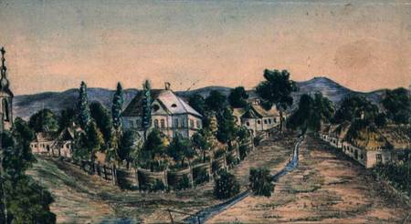 View of a Country Village from Austrian School