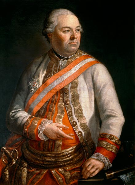 Count Andreas Hadik von Futak (1710-90) Commander of the Austrian Army in the campaign against Turke from Austrian School