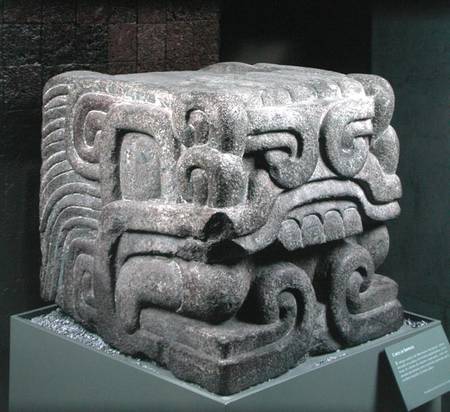 Head of a Feathered Serpent from Aztec