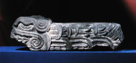Quetzalcoatl the Feathered Serpent from Aztec