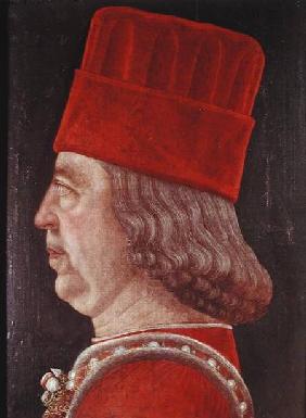 Portrait of Borso d'Este, Prince of Ferrara
