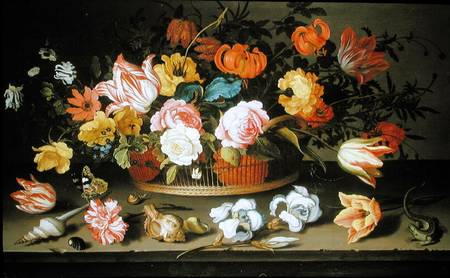 Basket of flowers from Balthasar van der Ast