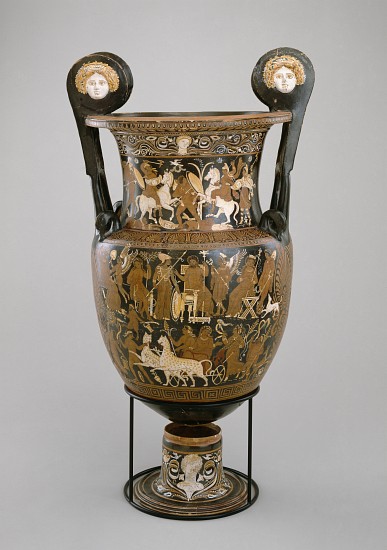 Volute krater, Apulia, 320-310 BC from Baltimore Painter