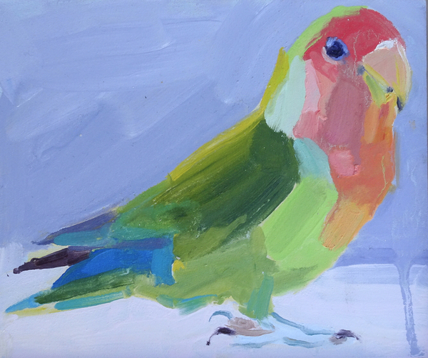 Lovebird from Barbara Hoogeweegen