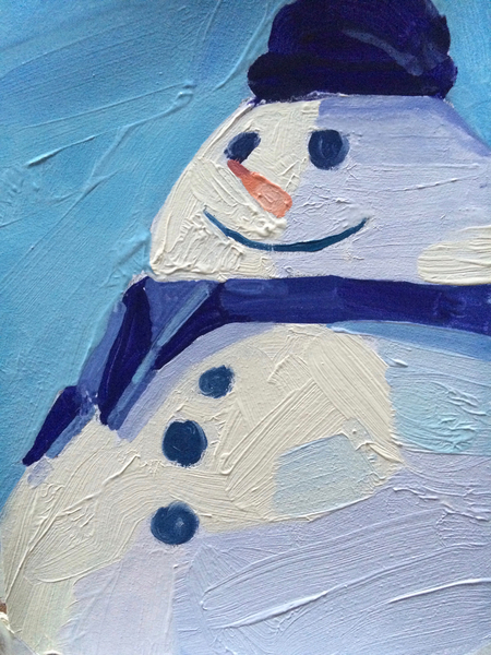 Snowman from Barbara Hoogeweegen