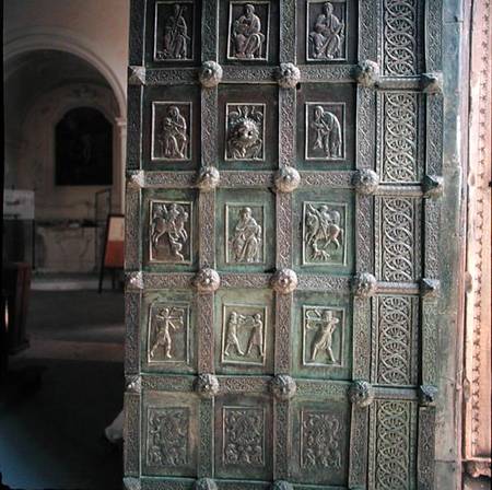 Doors from the facade from Barisano  da Trani