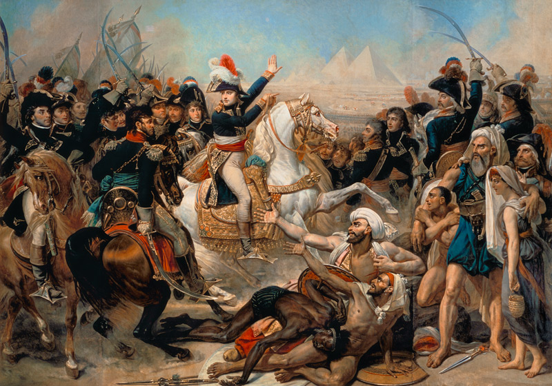 Bonaparte at the Battle of the Pyramids on July 21, 1798 from Baron Antoine Jean Gros