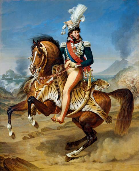 Equestrian Portrait of Joachim Murat (1767-1815) from Baron Antoine Jean Gros
