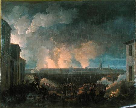 The Bombardment of Vienna by the French Army from Baron Louis Albert Bacler d'Albe