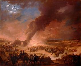 Napoléon I visiting the bivouacs of the army in the evening, the day before the Battle of Austerlitz