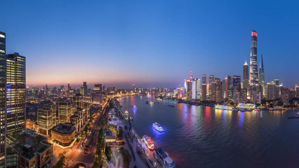 The Blue Hour in Shanghai from Barry Chen