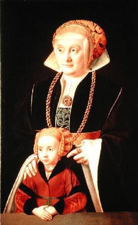 Portrait of a Woman with her Daughter