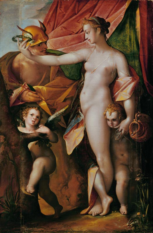 Venus and Mercury from Bartholomäus Spranger