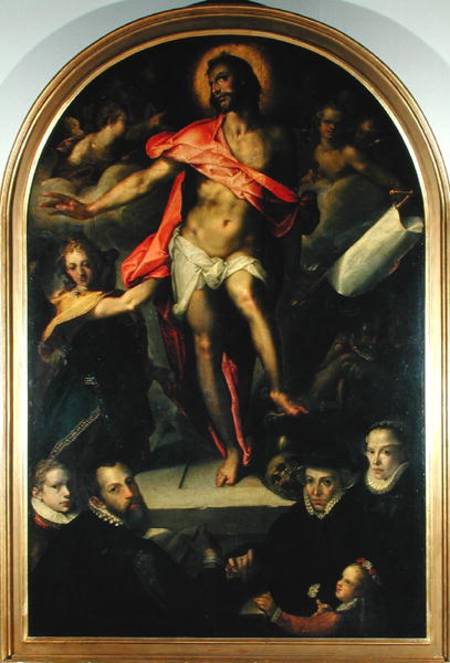 The Resurrection with Portraits of Nicolas Muller and his Family from Bartholomäus Spranger
