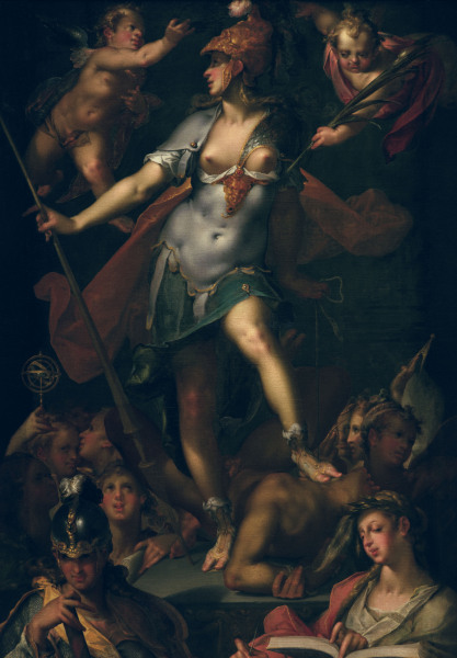 Spranger / Minerva as Victor / c.1591 from Bartholomäus Spranger