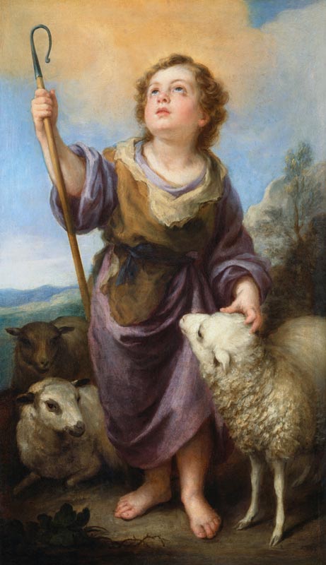The Good Shepherd from Bartolomé Esteban Perez Murillo